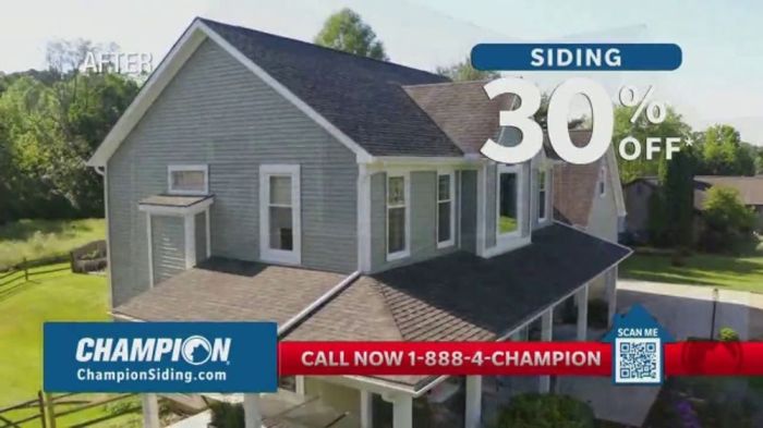 Champion Siding TV Spot, 'Transform Your Home: 30% off Your Project ...